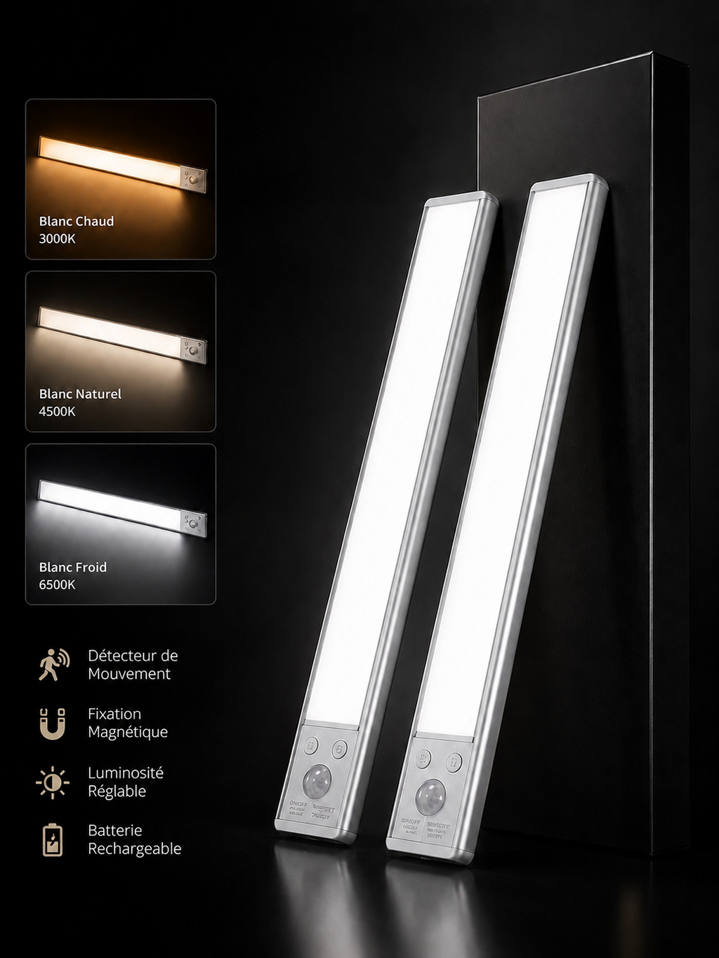 LIGHTELITE- LAMPES LED MAGNETIC