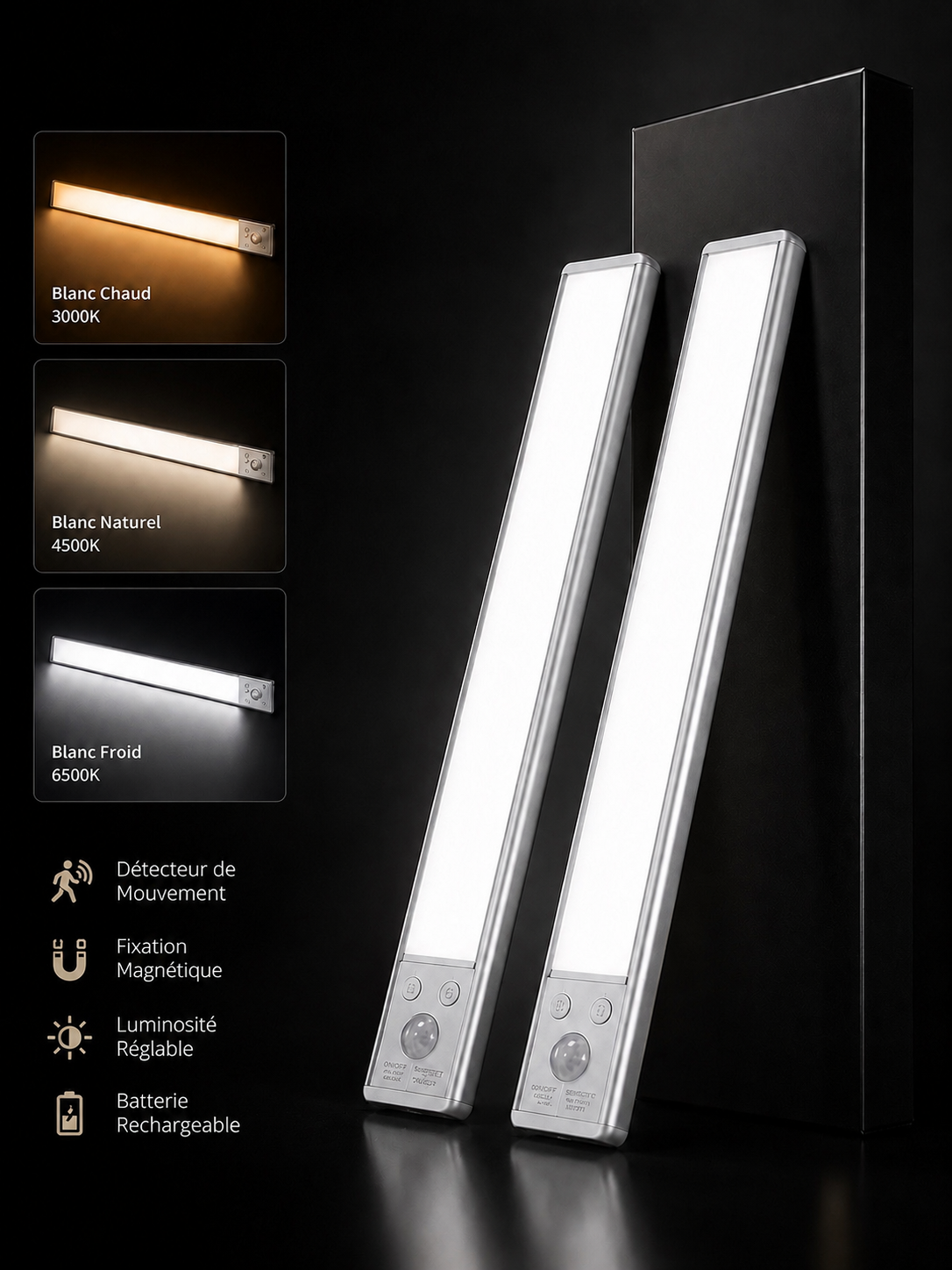 LIGHTELITE- LAMPES LED MAGNETIC